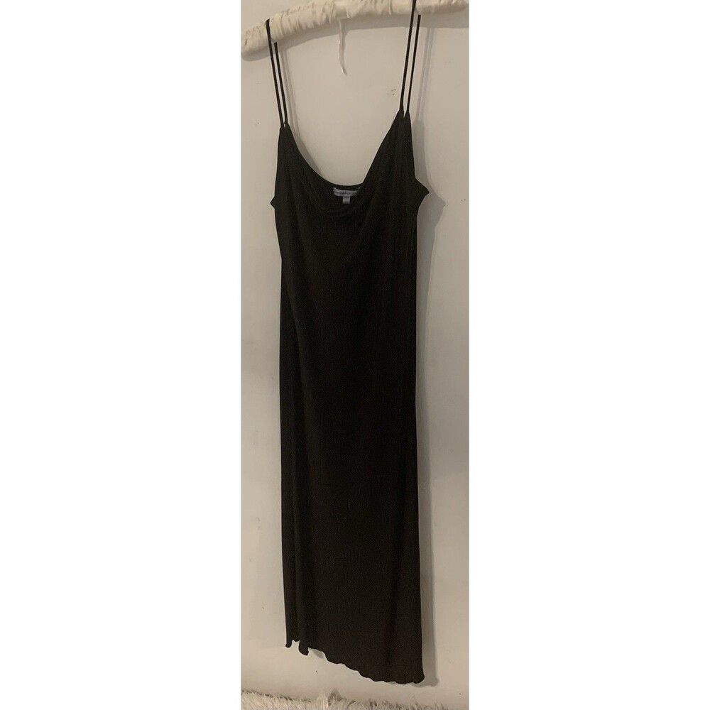 Sincerely Jules Slip Y2K Slinky Dress Womens L Midi Strappy Silky Sexy Evening